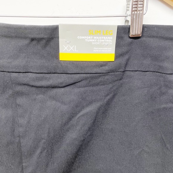 JM Collection Slim Leg Black Pants XXL Short - Picture 9 of 15